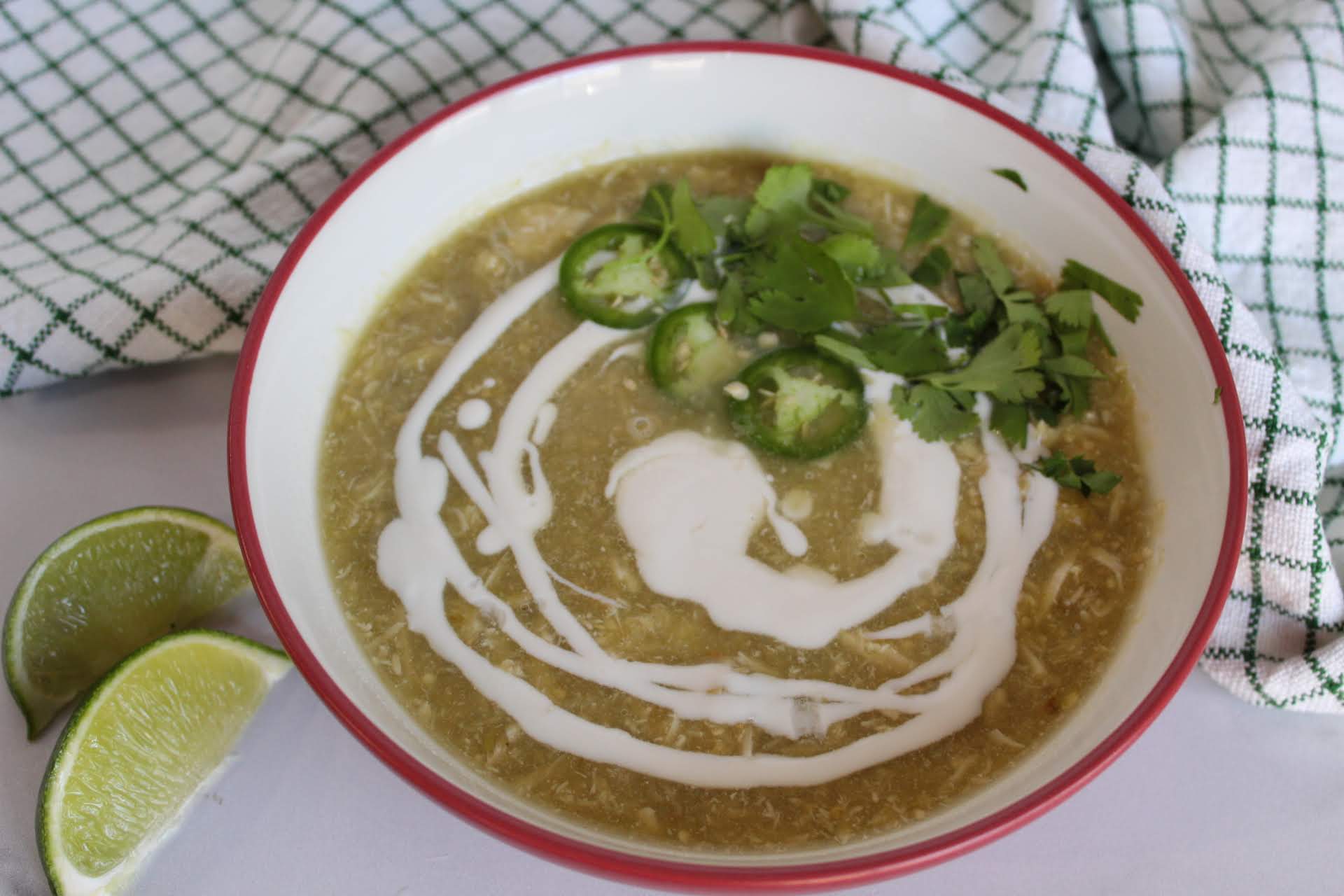 Tomatillo Chicken Soup