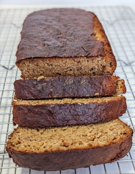 Gluten Free Tahini Banana Bread