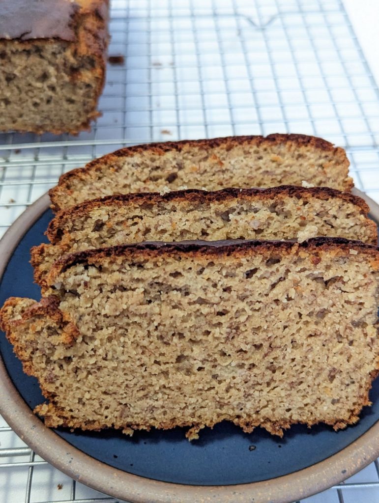 Gluten Free Tahini Banana Bread