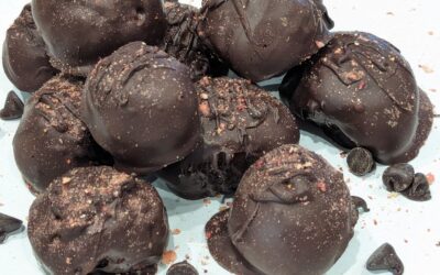 Dark Chocolate Strawberry Truffles